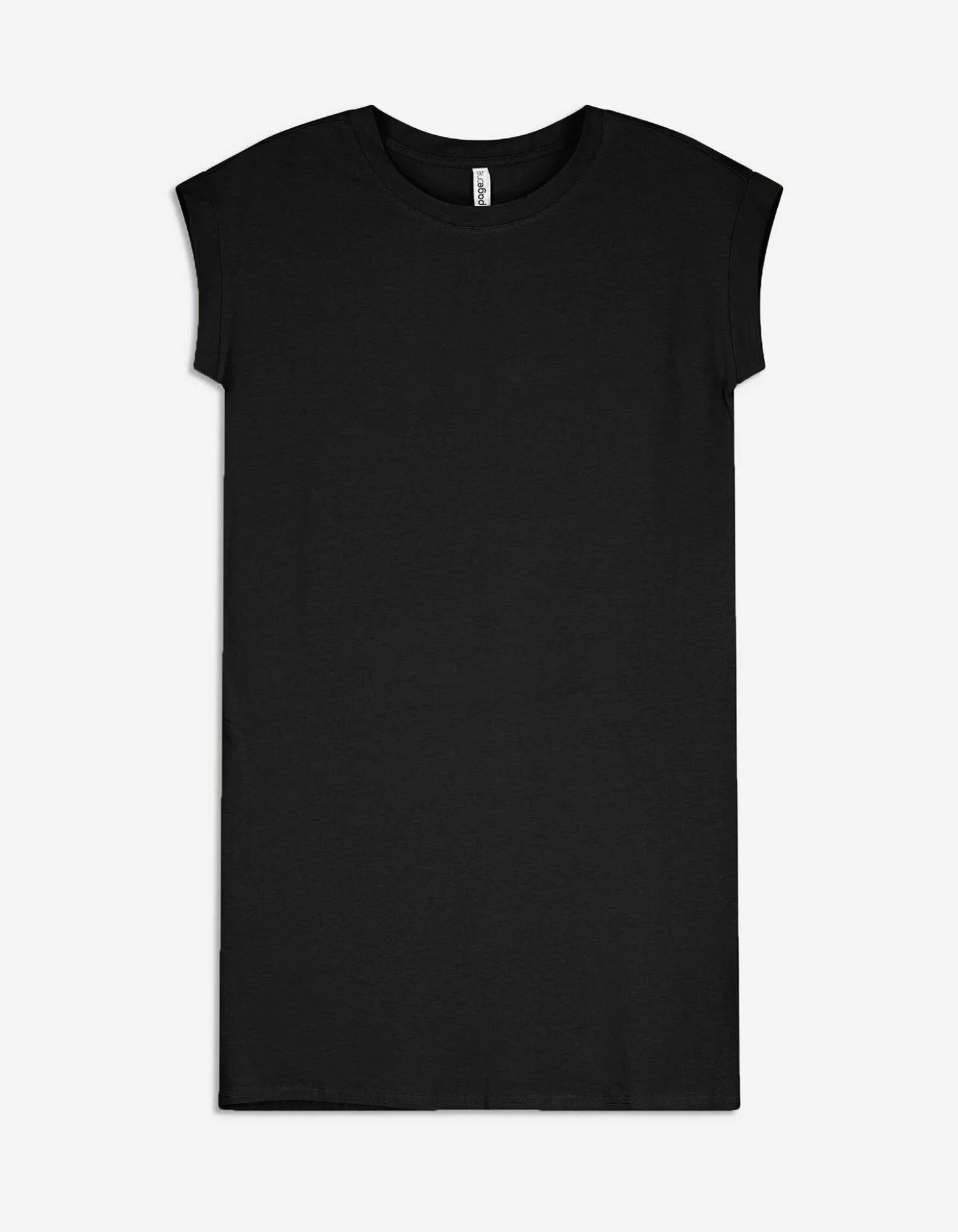 Kleid - gerade geschnitten - schwarz