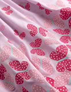 Kleid - Print - lila