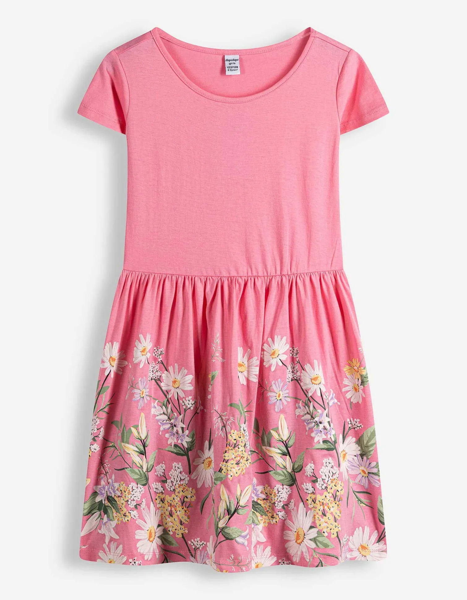 Kleid - Print - pink