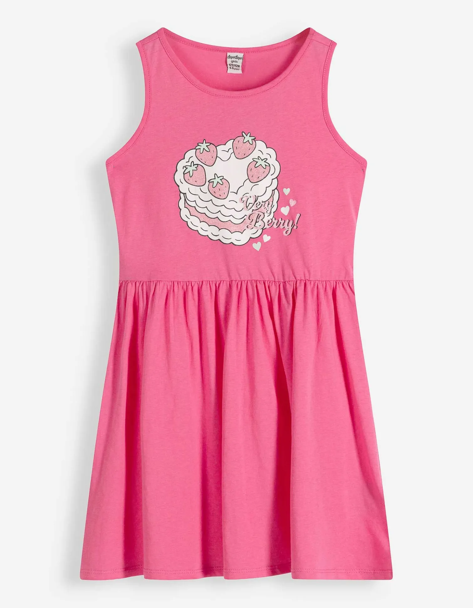 Kleid - Print - pink