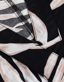 Kleid - Seitenschlitz - schwarz