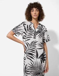 Kleid - Seitenschlitz - weiß