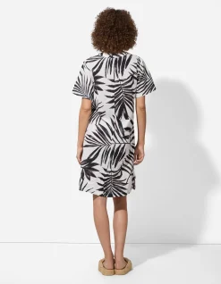 Kleid - Seitenschlitz - weiß