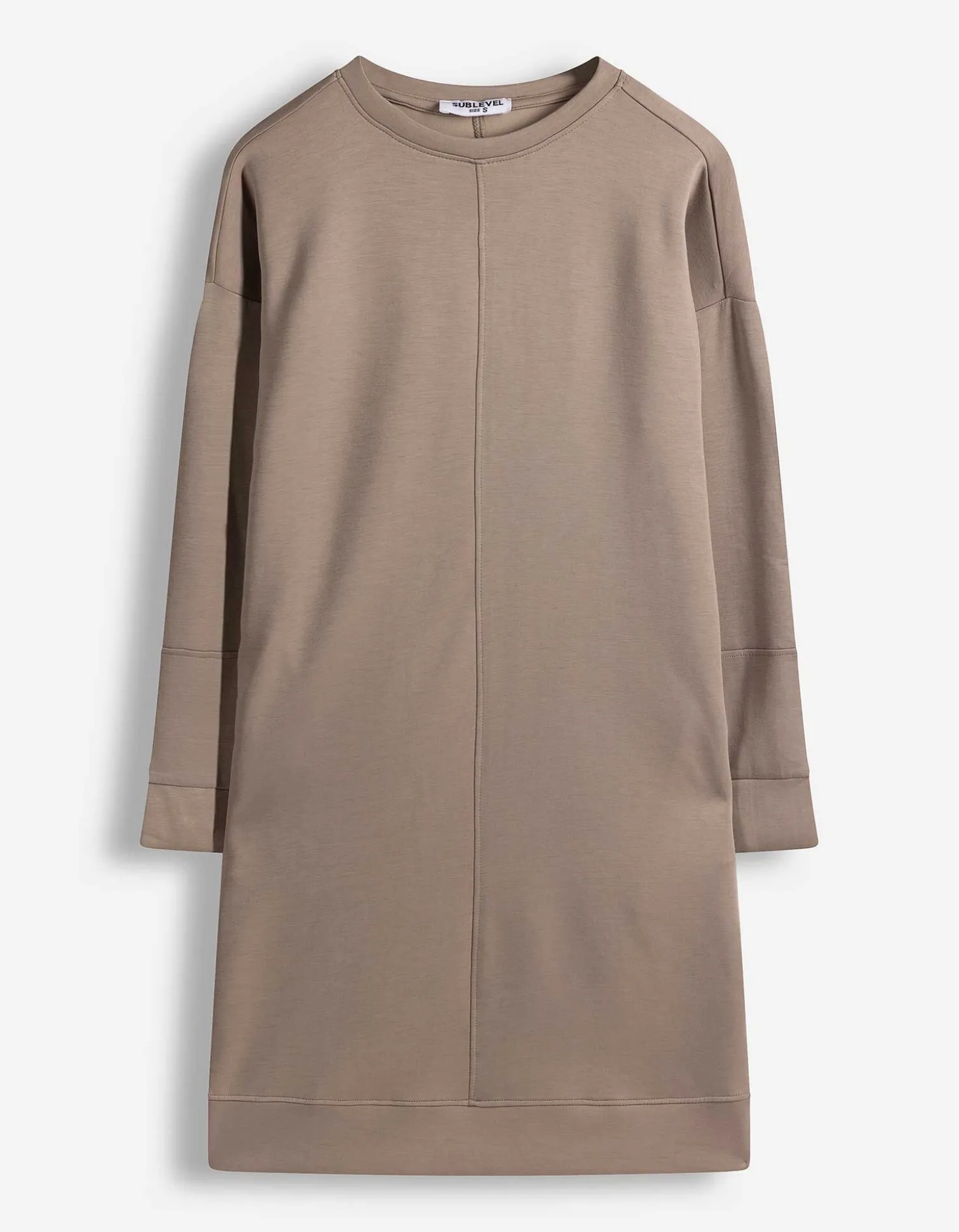 Kleid - Sweat - beige