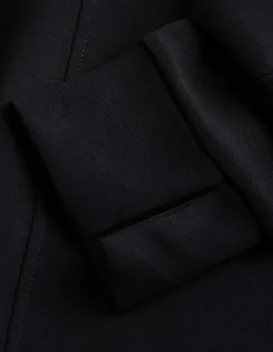 Kleid - Sweat - schwarz