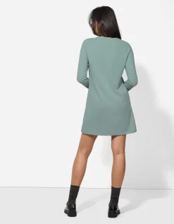 Kleid - Weiches Material - türkis