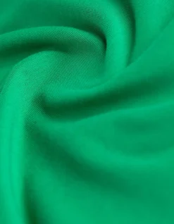 Kleid in A-Linie - Spaghettiträger - grün