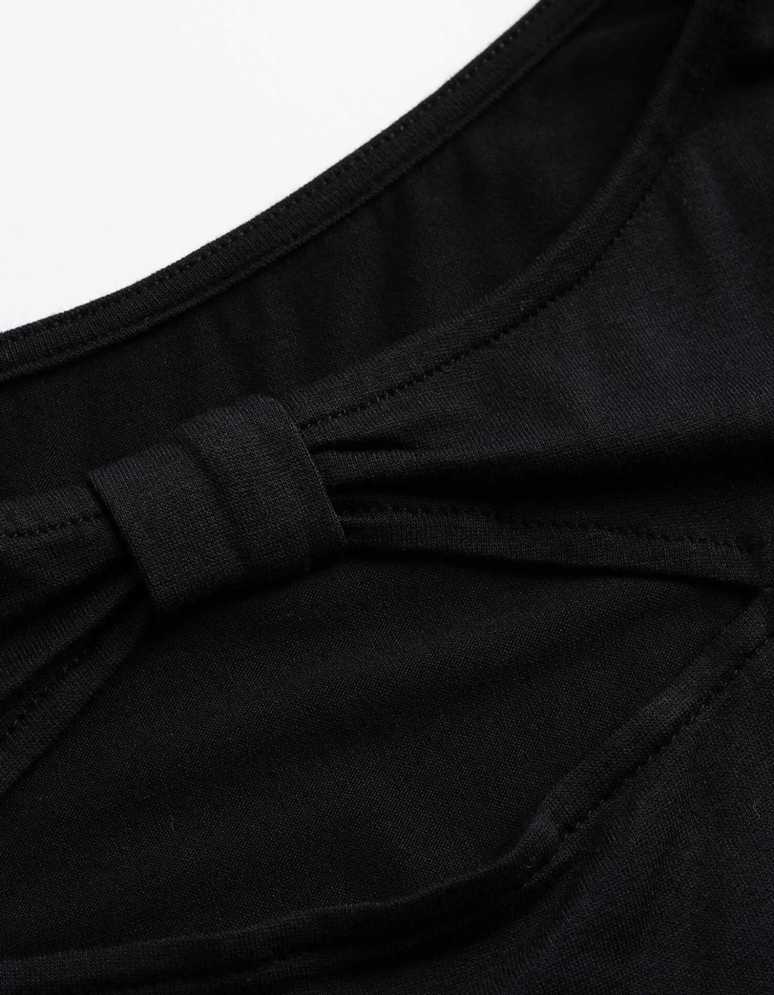 Langarmshirt - Cut-Outs - schwarz