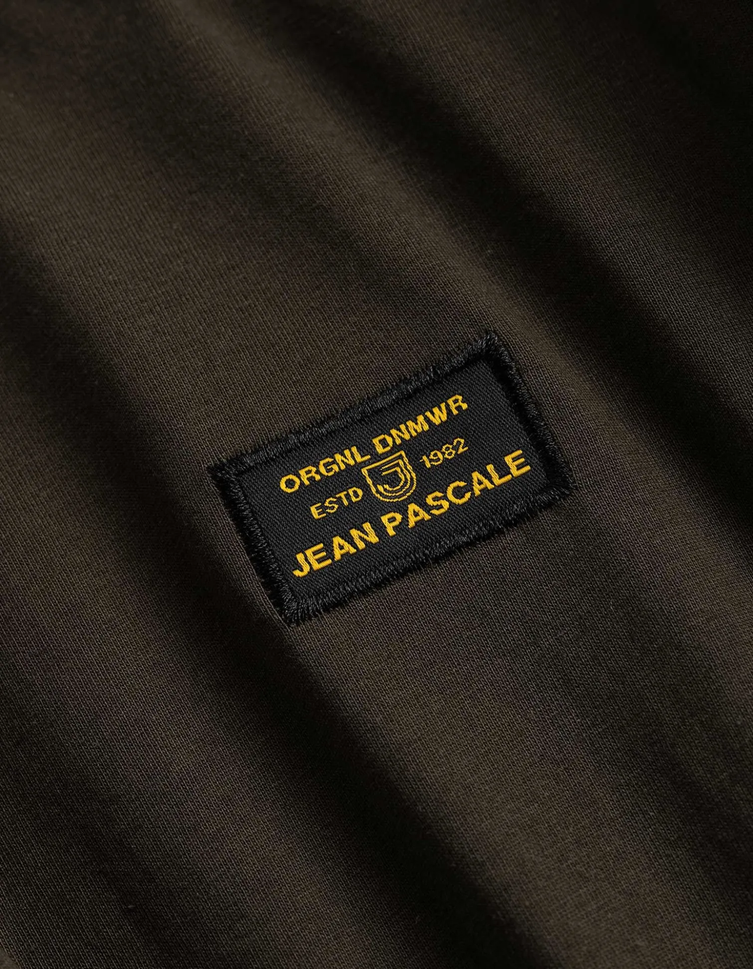 Langarmshirt - einfarbig - dunkelgrün