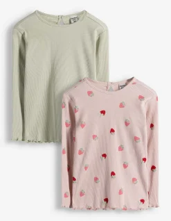 Langarmshirt - 2er-Pack