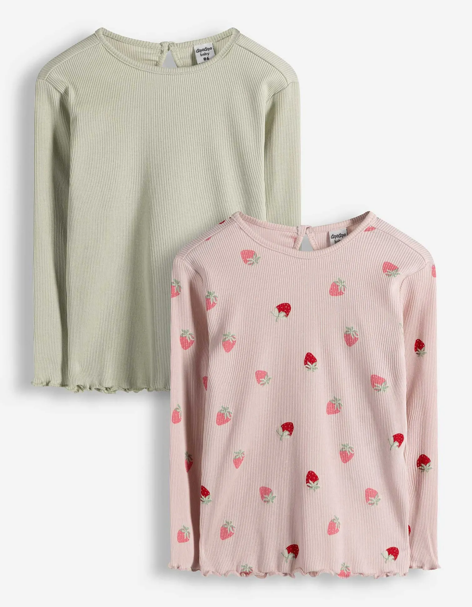 Langarmshirt - 2er-Pack