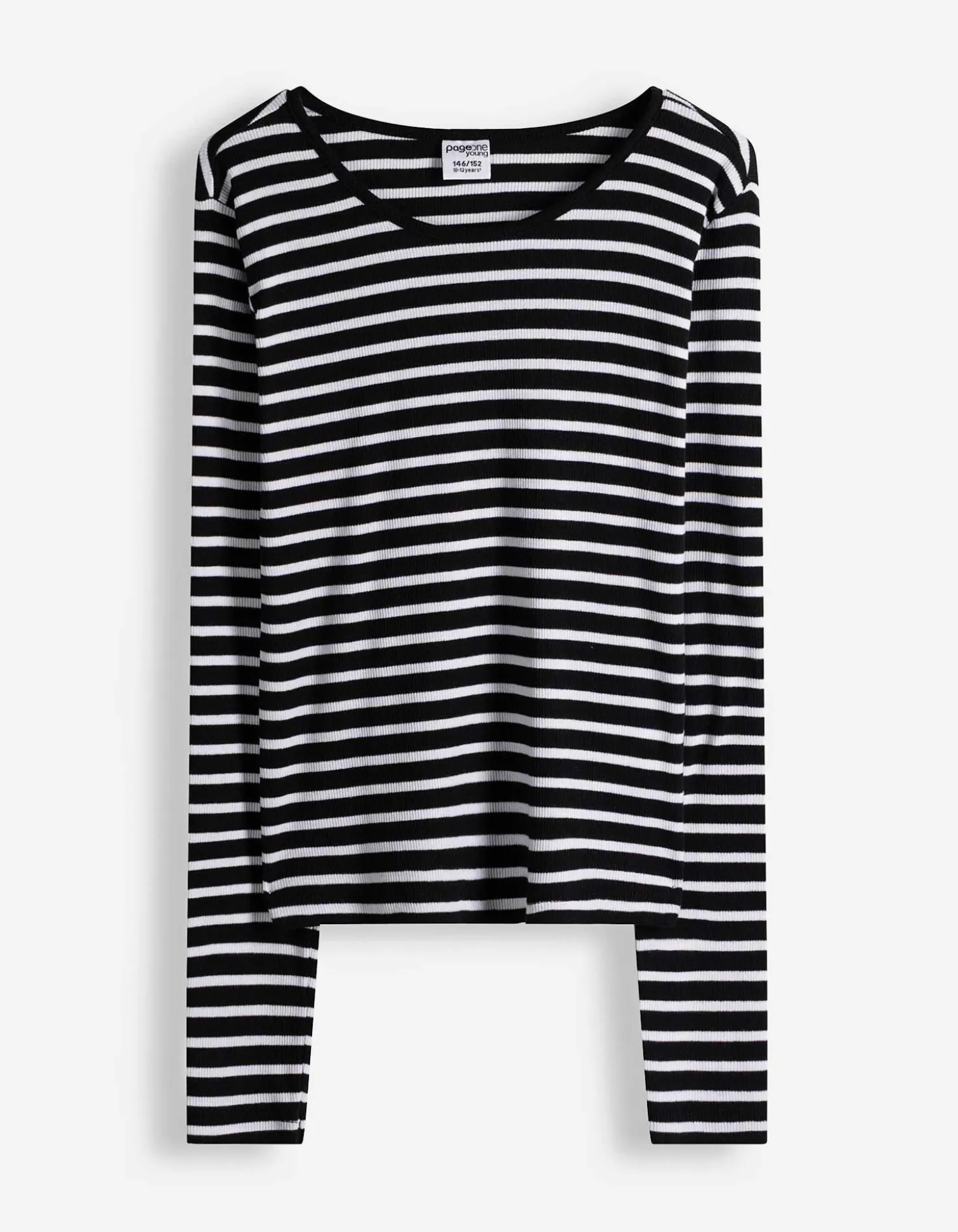 Langarmshirt - 2er-Pack - hellblau