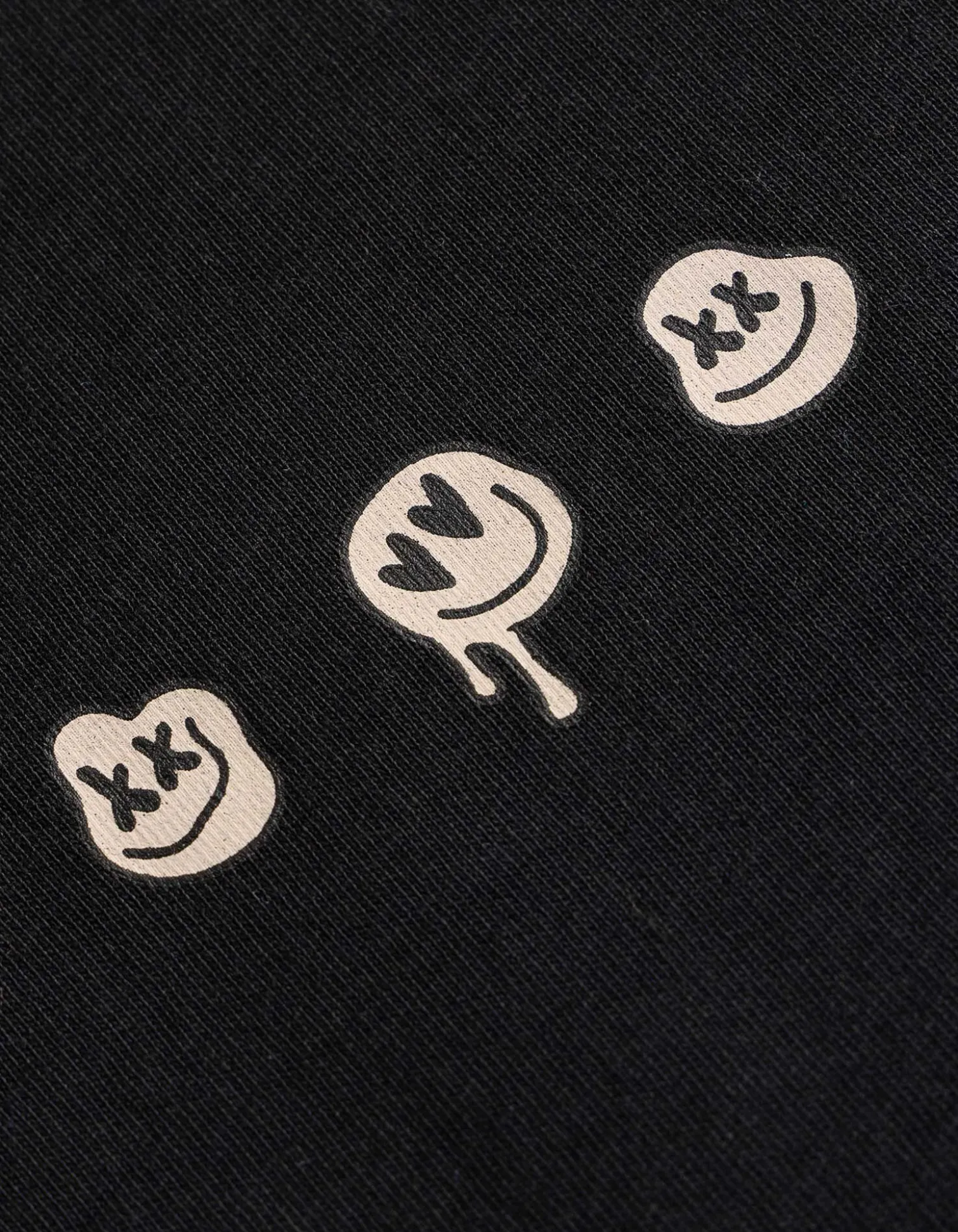 Langarmshirt - Rückenprint - dunkelgrau