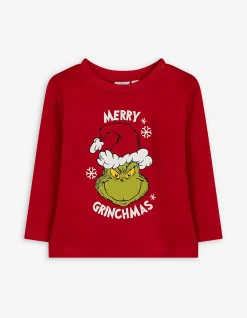 Langarmshirt - The Grinch - rot