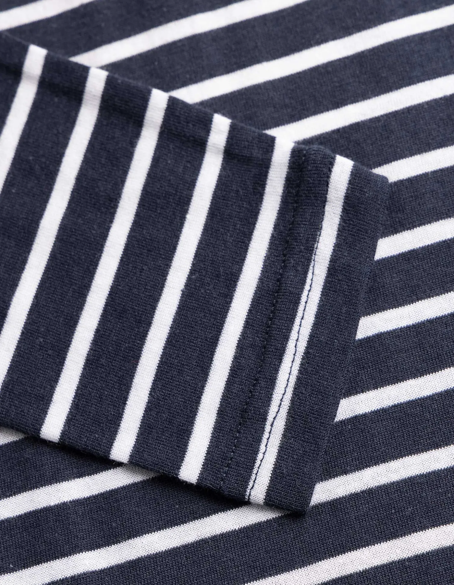Langarmshirt - Zierknöpfe - dunkelblau