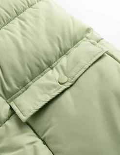 Lange Weste - Regular Fit - dunkelgrün