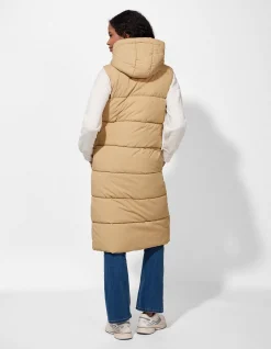 Lange Weste - Regular Fit - beige