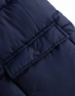 Lange Weste - Regular Fit - dunkelblau