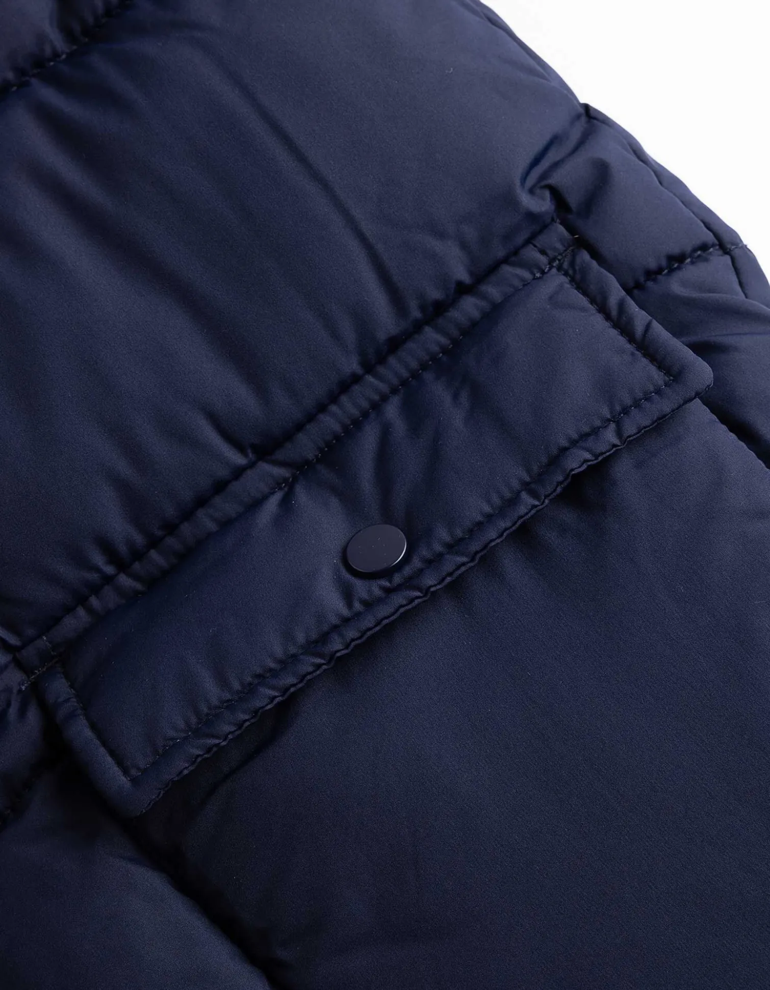Lange Weste - Regular Fit - dunkelblau