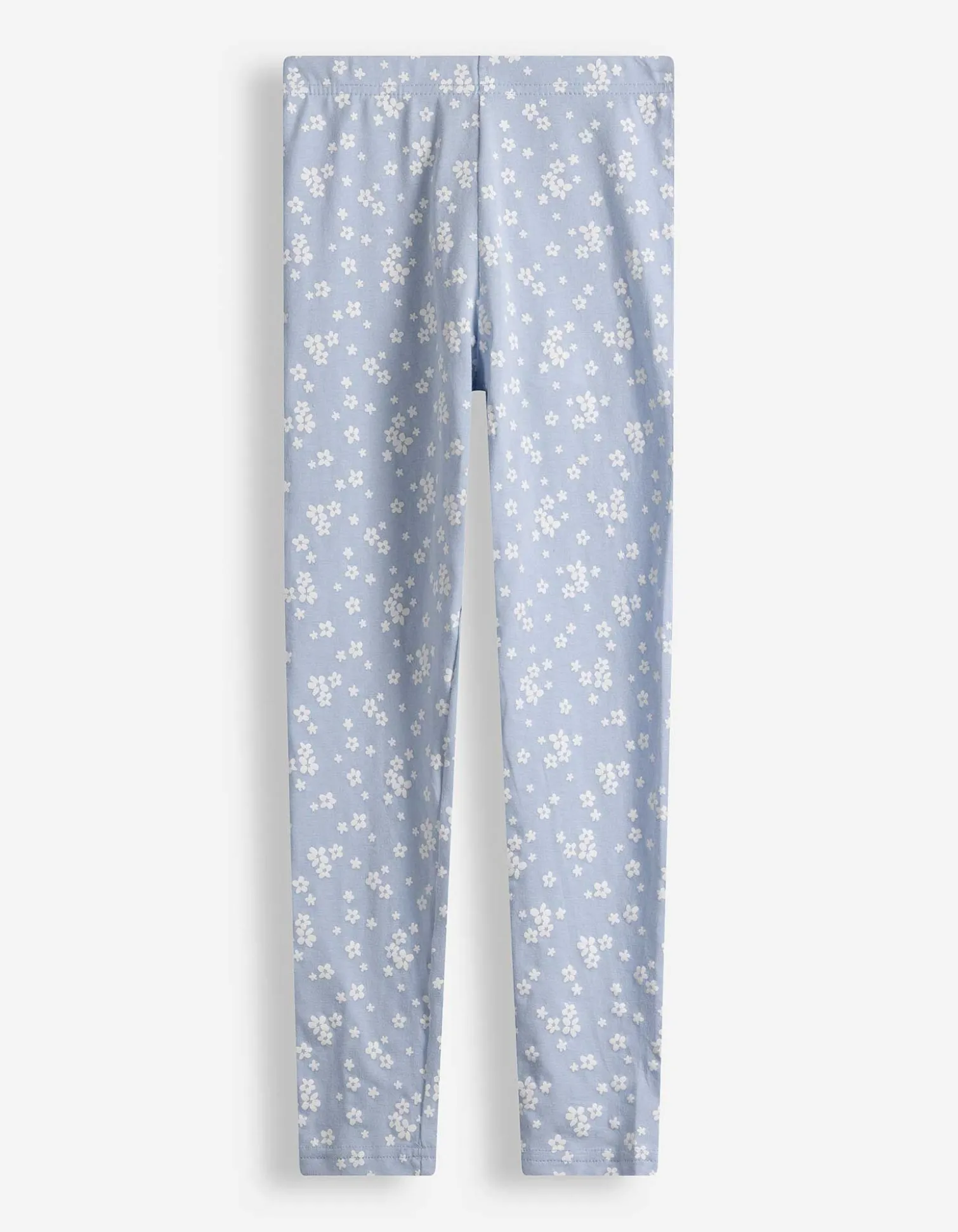 Leggings - Allover-Print - hellblau
