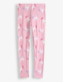 Leggings - Allover-Print - rosa
