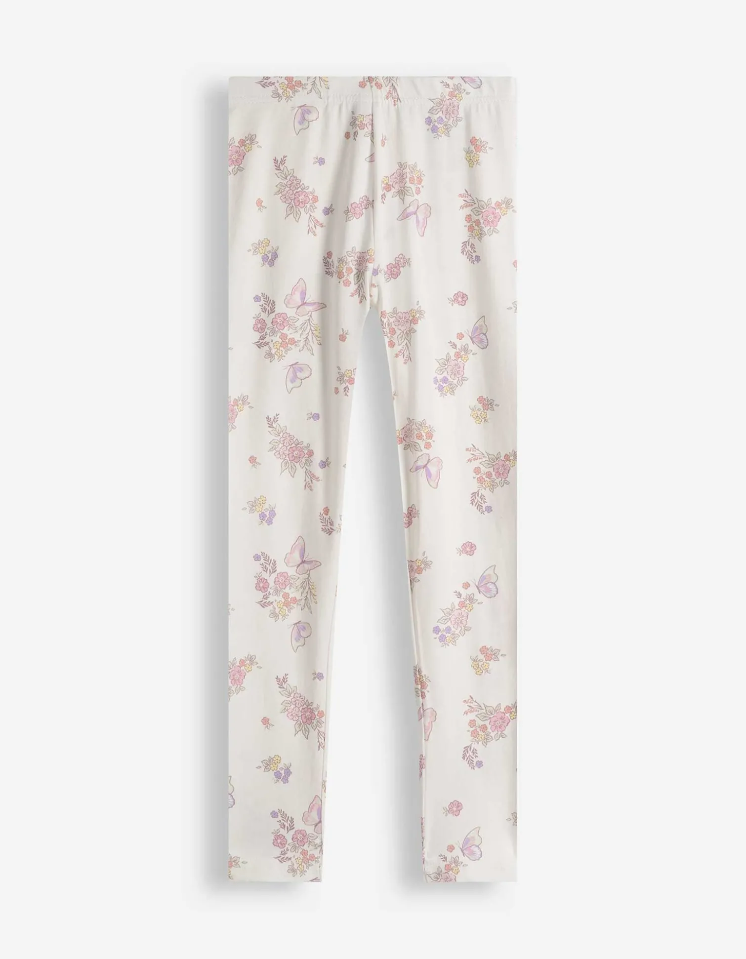 Leggings - Allover-Print - weiß