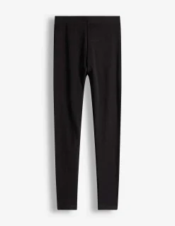 Leggings - einfarbig - schwarz