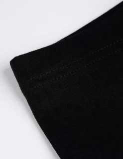 Leggings - einfarbig - schwarz