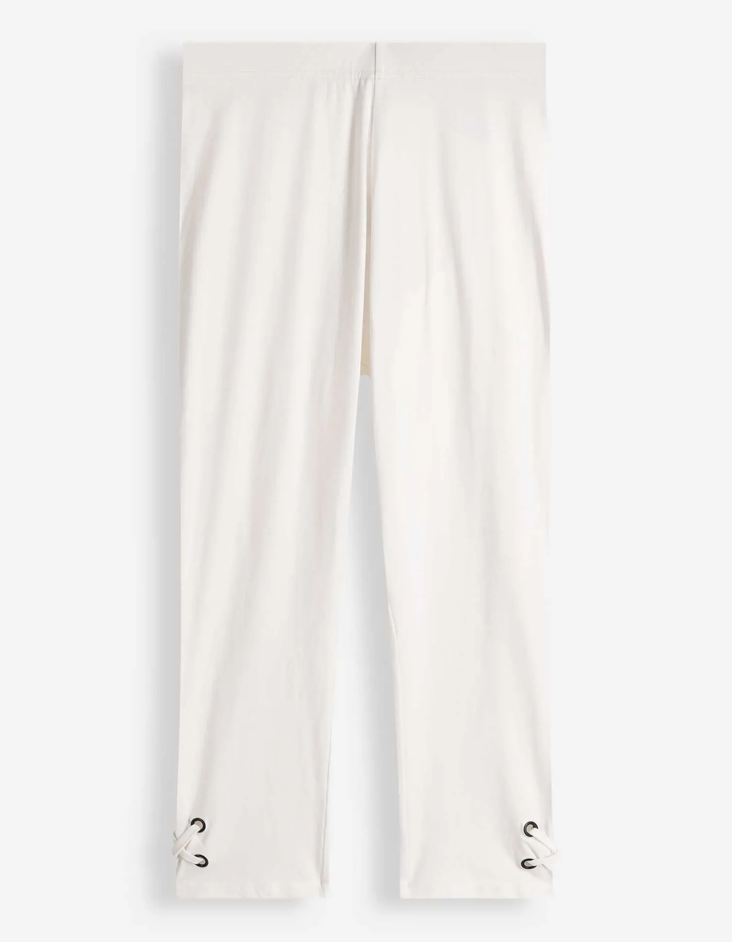 Leggings - Elastischer Bund - weiß