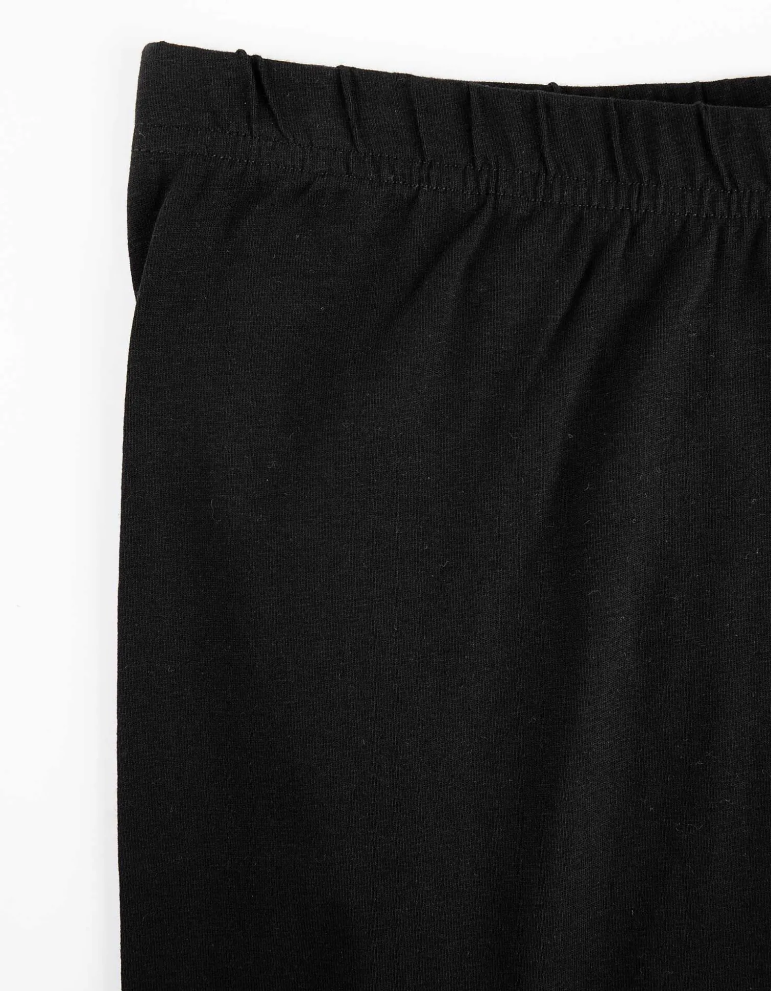 Leggings - Elastischer Bund - schwarz