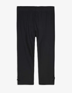 Leggings - Elastischer Bund - schwarz