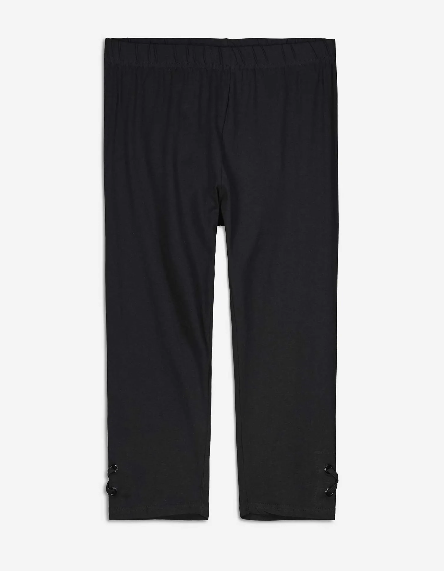 Leggings - Elastischer Bund - schwarz