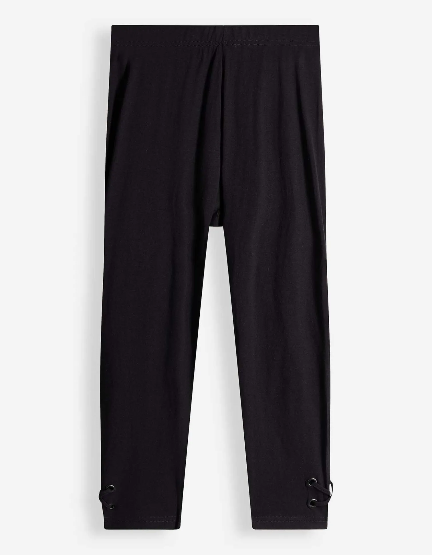 Leggings - Elastischer Bund - schwarz