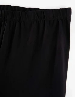 Leggings - Elastischer Bund - schwarz