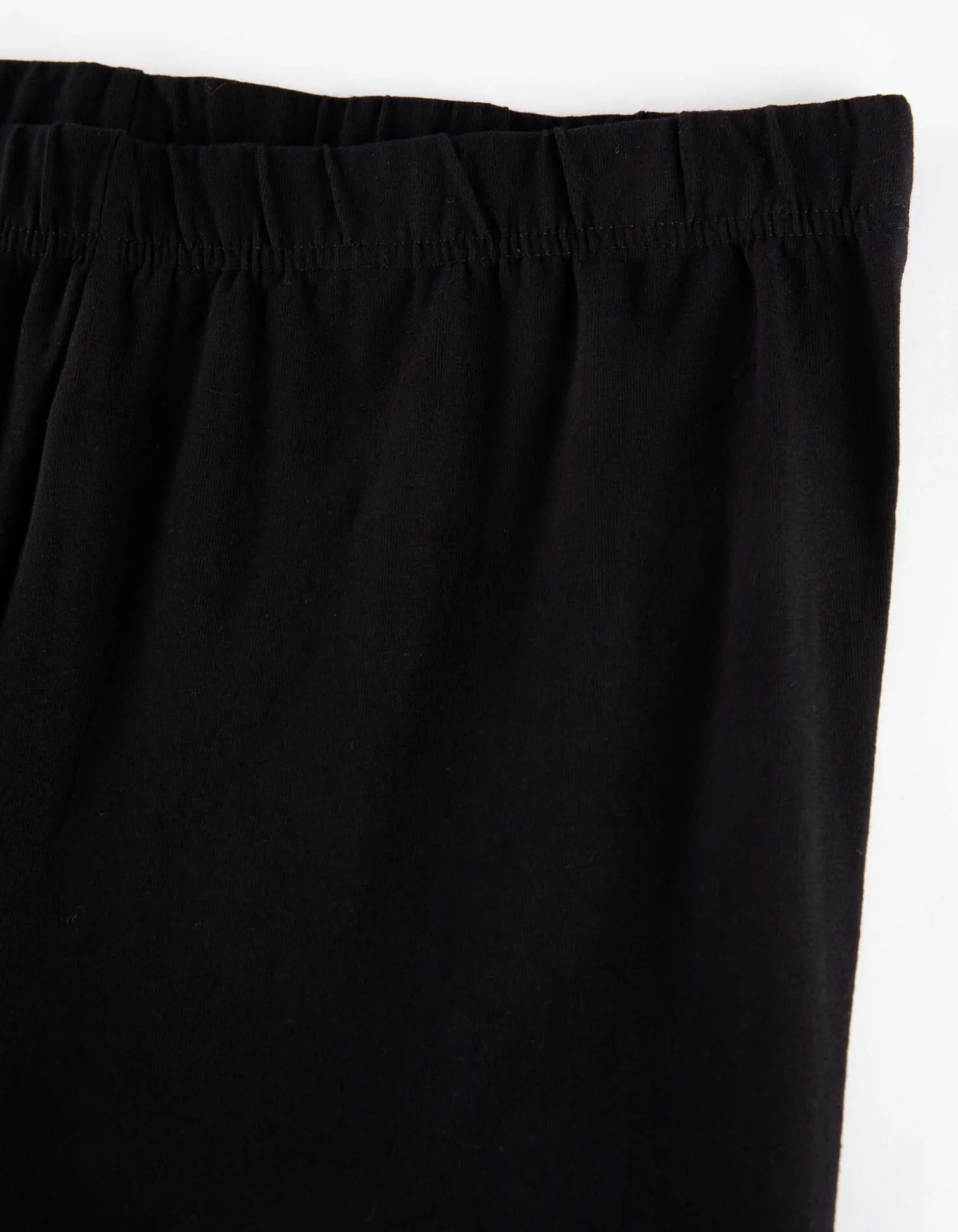 Leggings - Elastischer Bund - schwarz