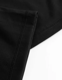 Leggings - Flared Fit - schwarz