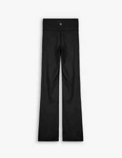 Leggings - Flared Fit - schwarz