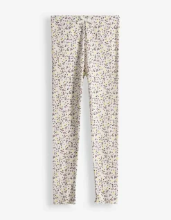Leggings - Gerippt - weiß