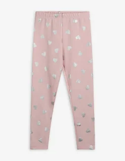 Leggings - Holografischer Print - rosa