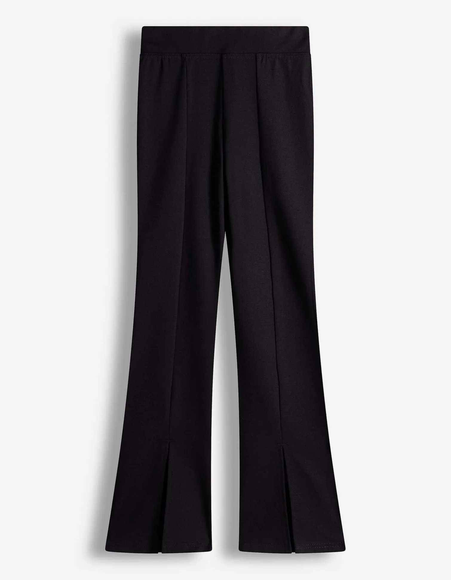 Leggings - Seitenschlitz - schwarz