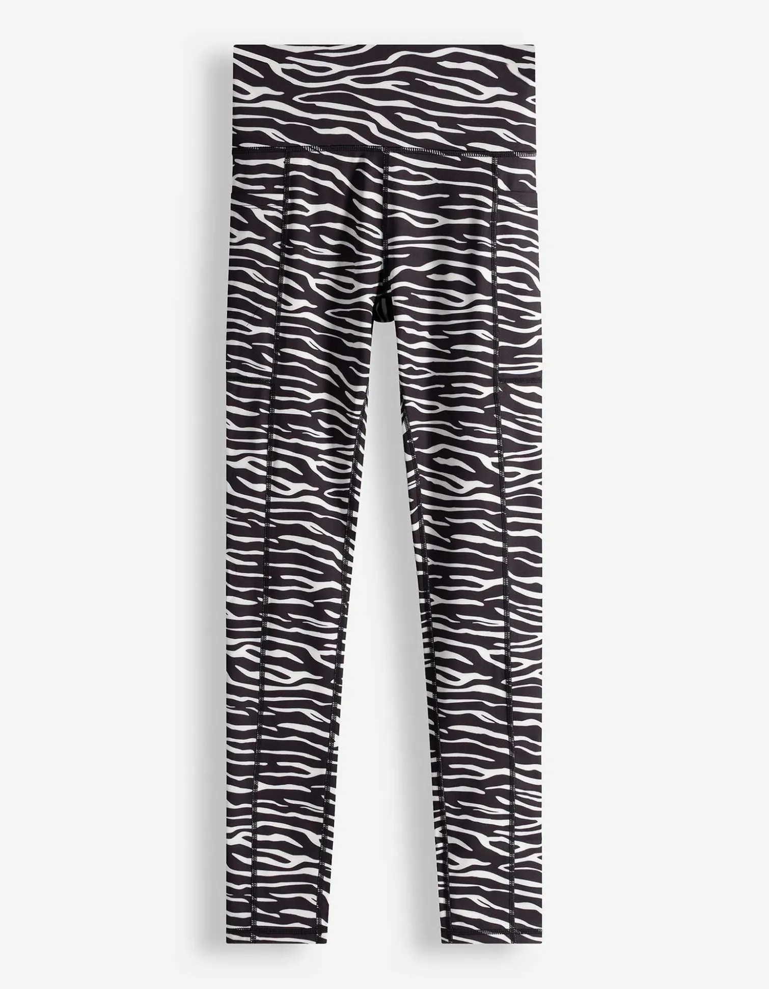 Leggings - Zebramuster - schwarz