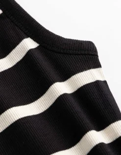 Midikleid - Seitenschlitz - schwarz