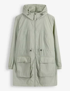 Outdoorjacke - einfarbig - hellgrün