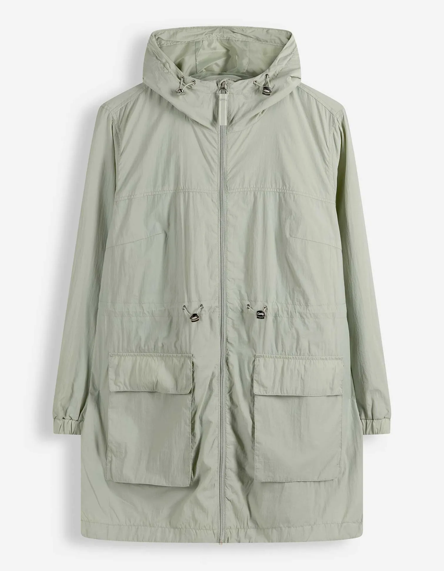 Outdoorjacke - einfarbig - hellgrün