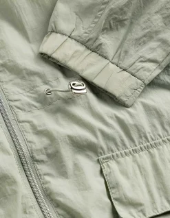 Outdoorjacke - einfarbig - hellgrün