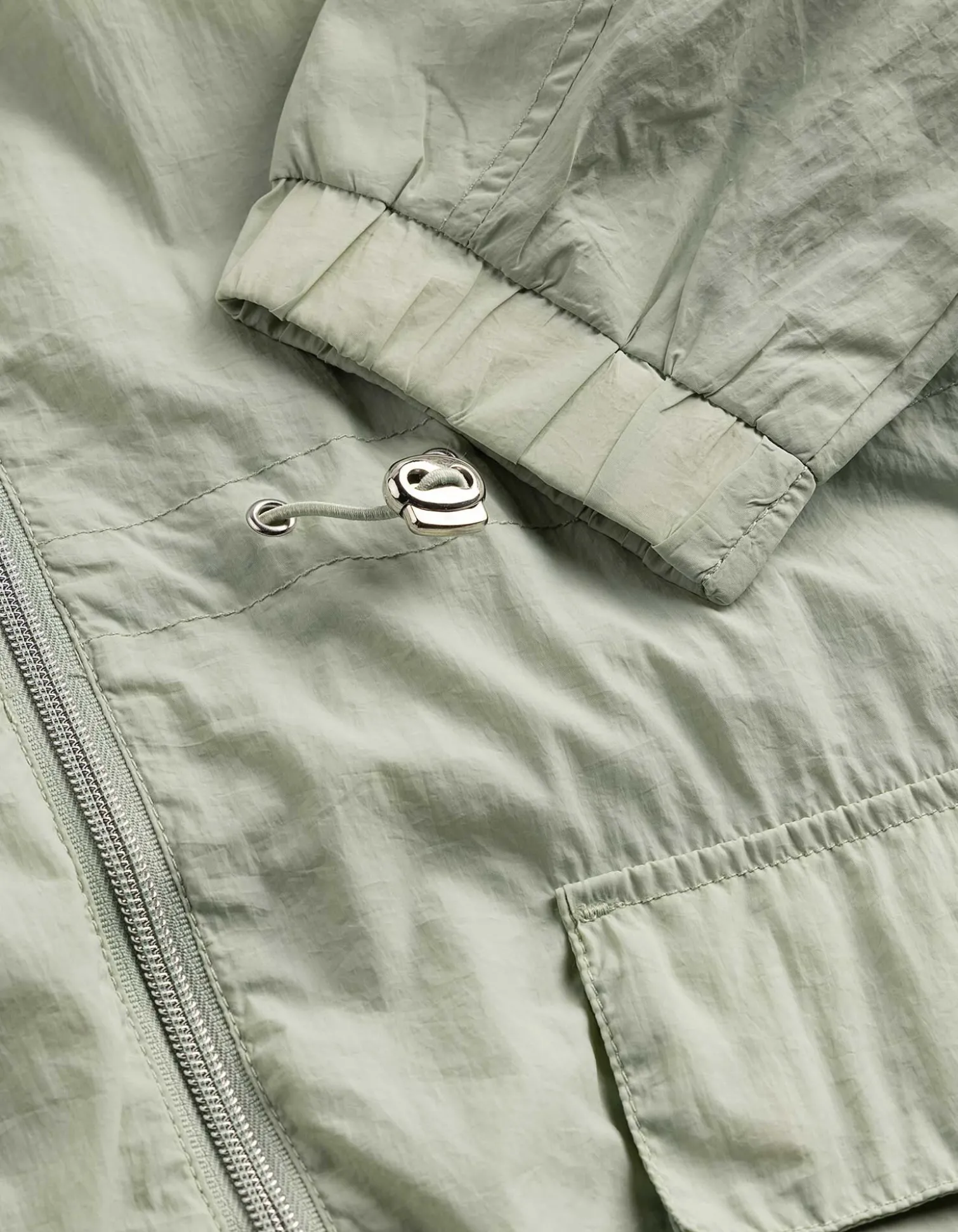 Outdoorjacke - einfarbig - hellgrün