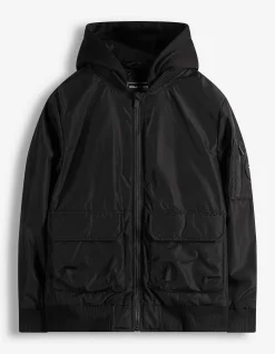 Outdoorjacke - Regular Fit - schwarz