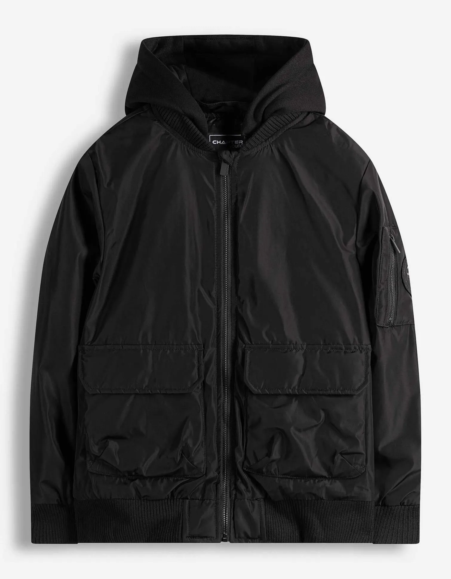 Outdoorjacke - Regular Fit - schwarz