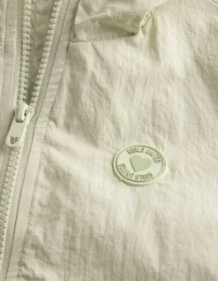 Parka - einfarbig - hellgrün