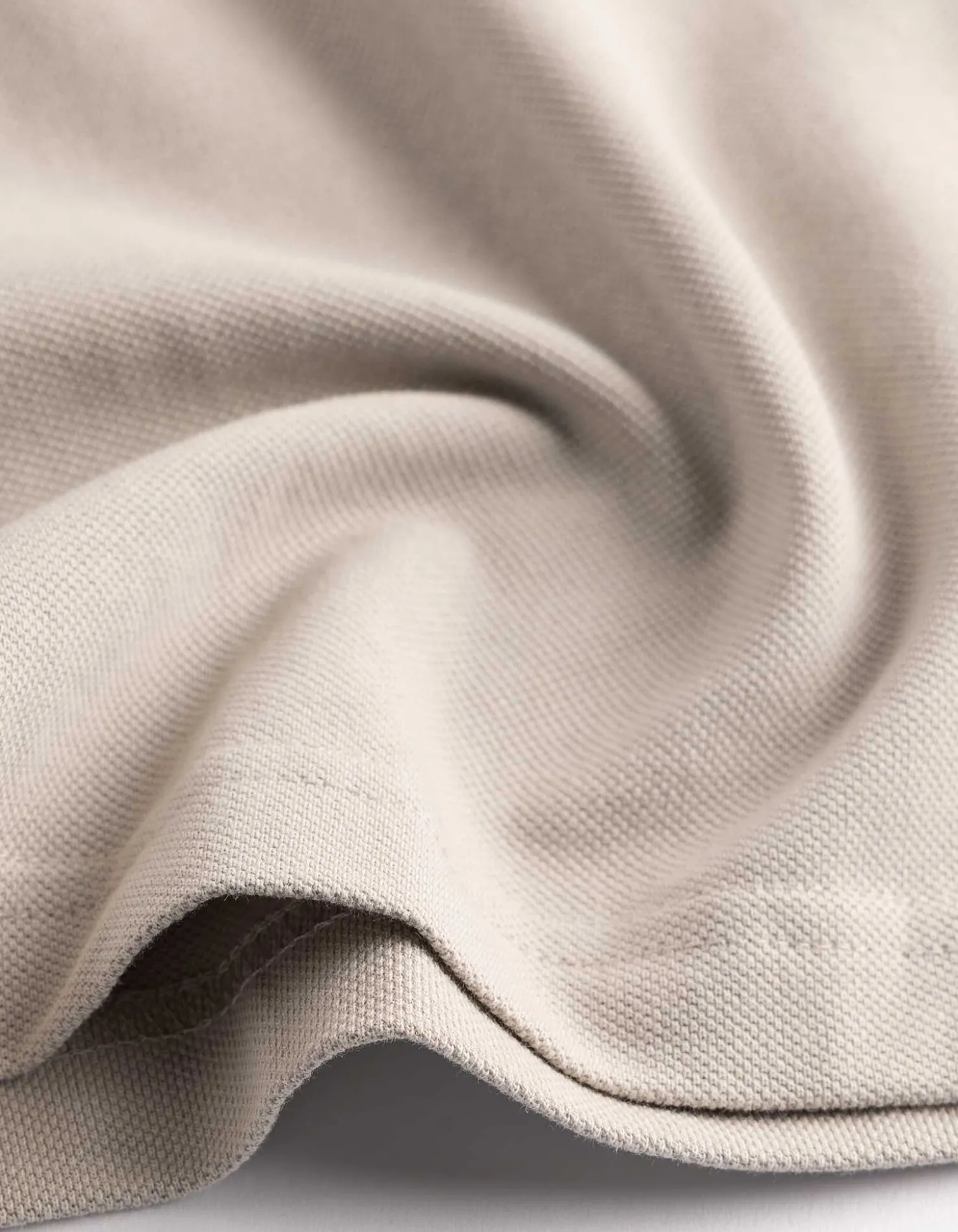Poloshirt - einfarbig - beige